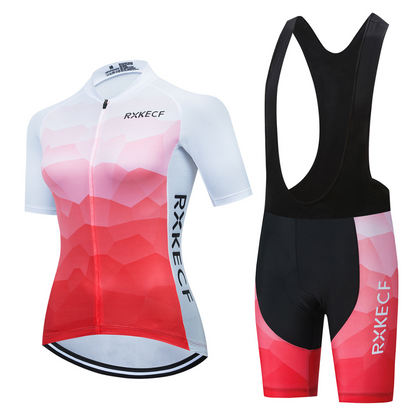 AKTIVABENTEUER™ RXKECF PRO Damen Radsportbekleidungs-Set | Atmungsaktiv, Schnelltrocknend & Ultra-Elastisch