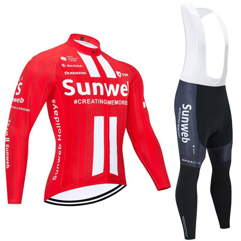 Teams - Professionelles Langarm-Radtrikot