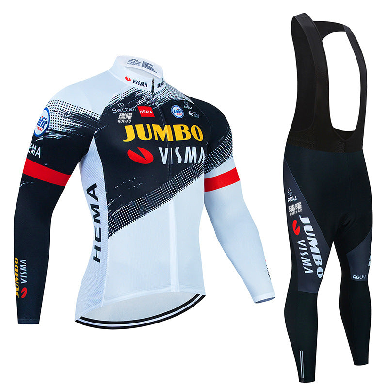 Jumbo - Professionelles Set mit langen Ärmeln zum Radfahren